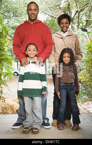 Famiglia felice Foto Stock