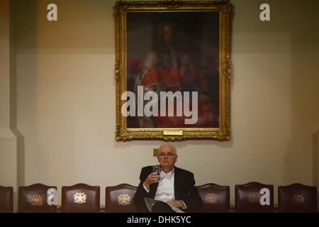 Gli ospiti arrivano al Signore sindaci banchetto al Guildhall in London, Gran Bretagna, 11 novembre 2013. Foto Stock