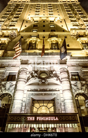 L'Hotel Peninsula, il Gotham, ufficio architettonico Hiss und Weekes, Quinta Avenue, Manhattan, New York, Stati Uniti d'America Foto Stock