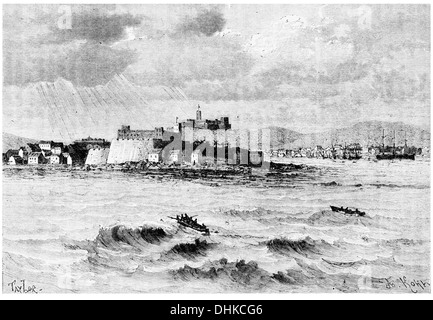 1888 Castello di Elmina Gold Coast Ghana Foto Stock
