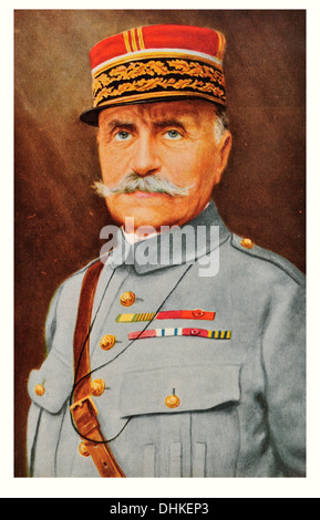 Il maresciallo Foch Ferdinand GCB, OM, DSO soldato francese, teorico militare alleata Generalissimo durante la Prima Guerra Mondiale. Foto Stock