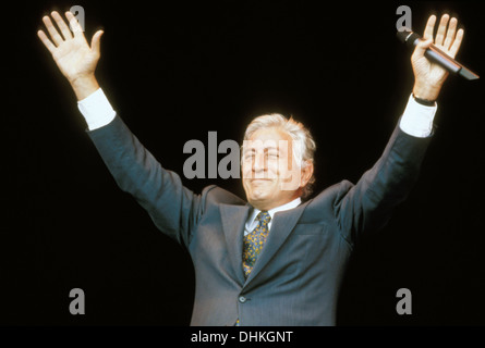 TONY Bennett cantante americana a Glastonbury nel 1998. Foto Martin Norris Foto Stock