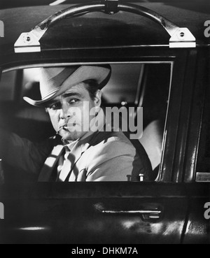 Marlon Brando sul set del film, Chase, 1966 Foto Stock