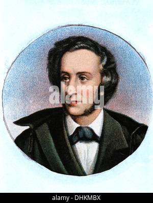 Felix Mendelssohn (1809-1847), compositore tedesco, Ritratto Foto Stock