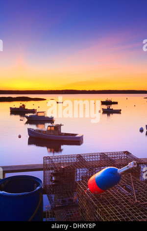 Sunrise, cinque isole, Maine, Stati Uniti d'America Foto Stock