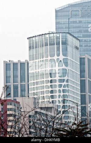 Edifici in Beijing Central Business District (CBD), Chaoyang District, Pechino, Cina Foto Stock