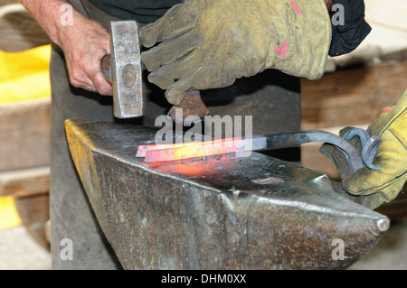 lavoro di fabbro Foto Stock