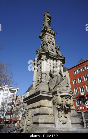 Monumento di Jan van Werth Foto Stock
