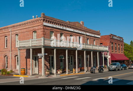 Oregon, Jacksonville, gold rush città fondata nel 1852, il Distretto Storico Nazionale, U S Hotel costruito nel 1880 Foto Stock