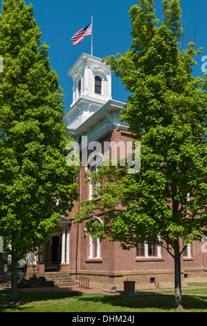 Oregon, Jacksonville, gold rush città fondata nel 1852, il Distretto Storico Nazionale, Jackson County Courthouse costruito 1883 ora un museo Foto Stock