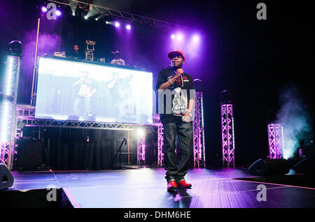 Rob Base le leggende di Hip Hop Reunion in concerto a Nova Southeastern University Davie, Florida - 27.04.12 Foto Stock