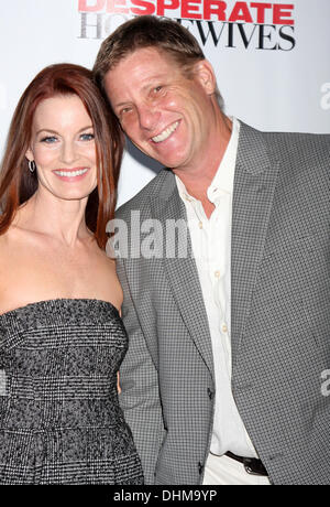 Laura Leighton, Doug Savant 'Desperate casalinghe' finale partito svoltasi al W Hotel di Los Angeles, California - 29.04.12 Foto Stock