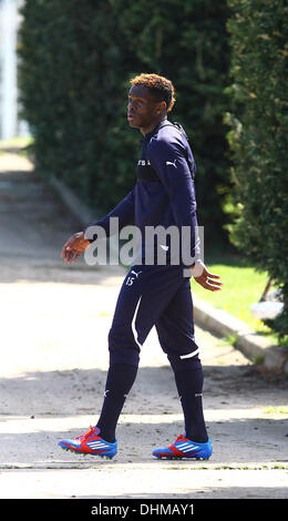 Louis Saha Tottenham Hotspur giocatori e management presso gli speroni di allenamento e il villaggio in Essex Essex, Inghilterra - 30.04.12 Foto Stock