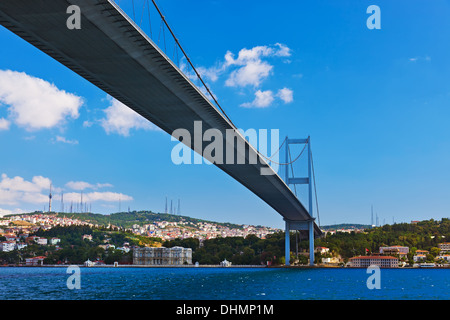 Ponte sul Bosforo a Istanbul Turchia Foto Stock