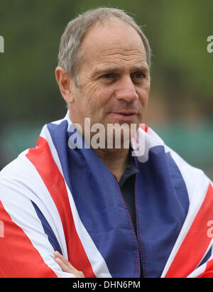 Sir Steve Redgrave Photocall per la RSM (Royal Society of Medicine) Società Conferenza, quest'anno celebra gli atleti elite in questo anno olimpico di Londra - Inghilterra - 09.05.12 Foto Stock