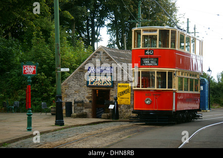 Tram tram chrich, Derbyshire Foto Stock