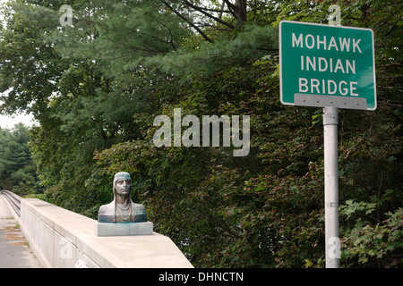 Mohawk ponte Indiano Foto Stock