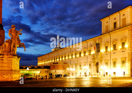 Palazzo del Quirinale, Roma Italia Foto Stock