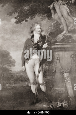 George, Principe di Galles, successivamente George IV, 1762 - 1830, di anni 30 Foto Stock