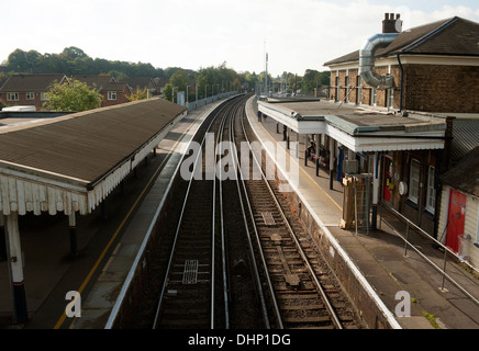 Stazione ferroviaria di Farnham, Surrey, Inghilterra, Regno Unito. Foto Stock