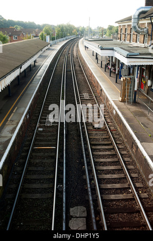Stazione ferroviaria di Farnham, Surrey, Inghilterra, Regno Unito. Foto Stock