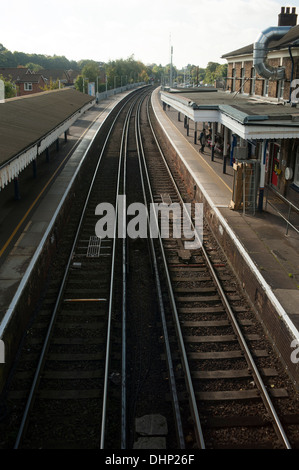 Stazione ferroviaria di Farnham, Surrey, Inghilterra, Regno Unito. Foto Stock