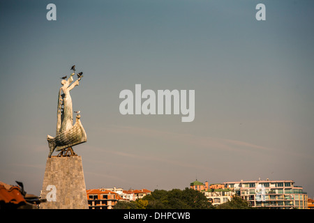 Patrono della città di Nessebar monumento. La Bulgaria 2013 Foto Stock