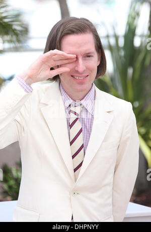 Wes Anderson 'Moonrise unito" photocall - durante il sessantacinquesimo Festival del Cinema di Cannes Cannes, Francia - 16.05.12 Foto Stock