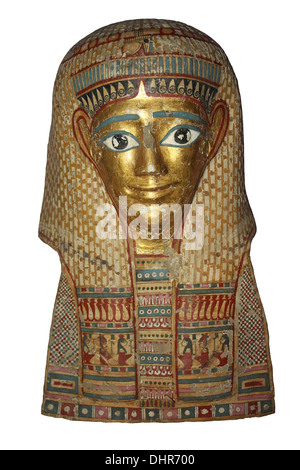 Egiziana antica Maschera di morte Foto Stock