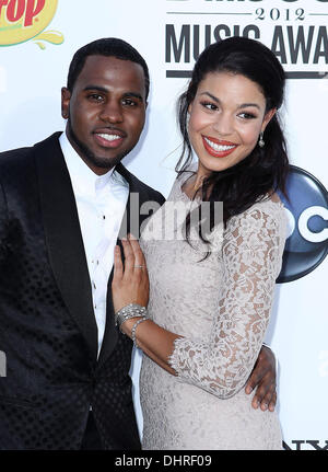 Jason Derulo e Jordin Sparks 2012 Billboard Music Awards tenutosi al MGM Grand Garden Arena - arrivi a Las Vegas, Nevada - 20.05.12 Foto Stock