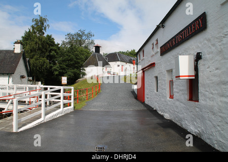 Case della distilleria in Edradour Foto Stock