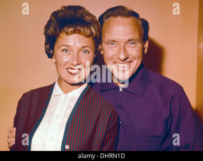 Perla CARR E TEDDY JOHNSON italiano Marito e moglie vocal duo 1960 circa Foto Stock