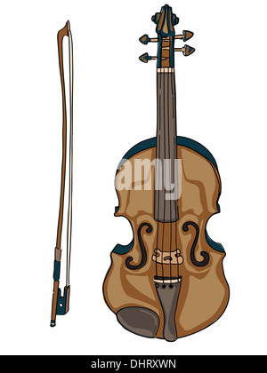 violino Foto Stock