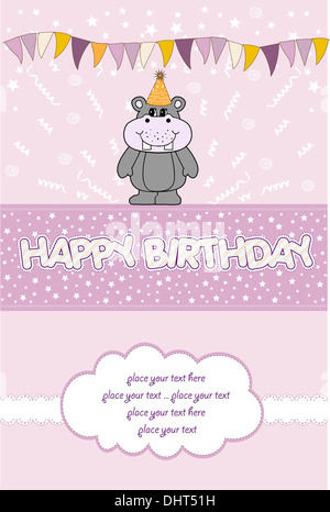 Buon compleanno card Foto Stock