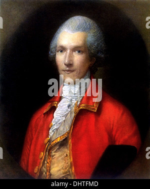 Ritratto del conte di Rumford ( Sir Benjamin Thompson ) - da Thomas Gaunsborough , 1783 Foto Stock