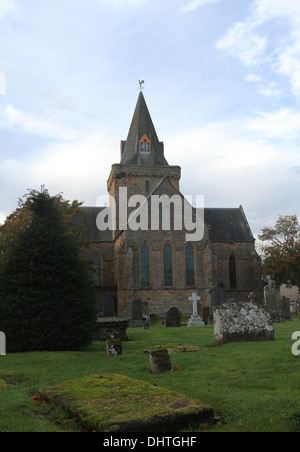 Esterno del Dornoch Cathedral Scozia novembre 2013 Foto Stock