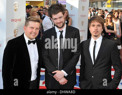 Jack Whitehall e gli ospiti del 2012 Arqiva British Academy Televisione Awards tenutosi presso la Royal Festival Hall - Arrivi. Londra, Inghilterra - 27.05.12 Foto Stock