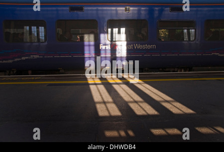 Primo grande Gruppo occidentale Inter City Express treno carrello Foto Stock