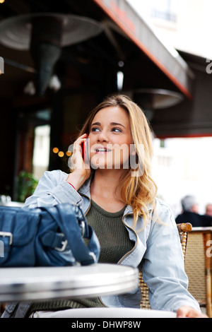 COFFEE SHOP, tavoli all aperto Foto Stock