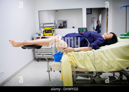 Simulazione del manichino Foto Stock