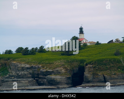 Le lusinghe del Capo Faro.Penisola Olimpica,Stato di Washington Foto Stock