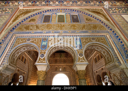 Alcazar reale di Siviglia Spagna Foto Stock