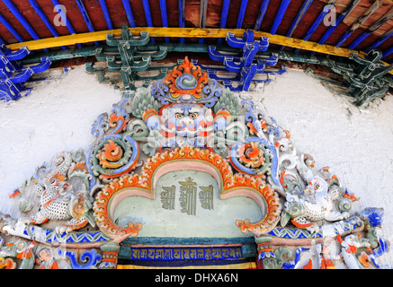 Tempio Tsuklahang Gyantse Tibet Cina Foto Stock