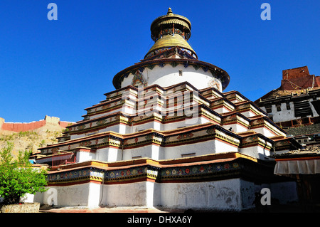 Tempio Tsuklahang Gyantse Tibet Cina Foto Stock