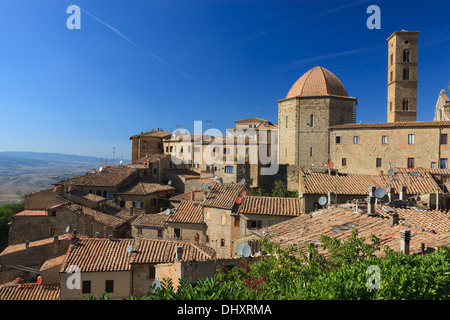 Volterra è una città e comune nella regione della Toscana dell'Italia. Foto Stock