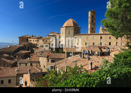 Volterra è una città e comune nella regione della Toscana dell'Italia. Foto Stock