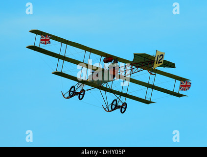 Avro triplano,che presenti nel film,quelle magnifiche gli uomini e le loro macchine volanti.dalla collezione Shuttleworth. Foto Stock