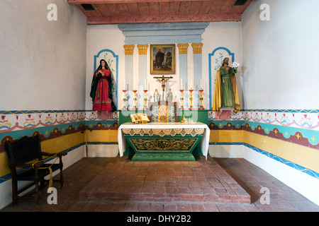 La missione di San Francisco Solano, Sonoma, California, U.S.A. Foto Stock