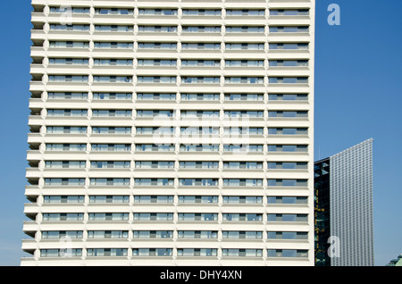 Architettura moderna hotel frammento di costruzione Foto Stock