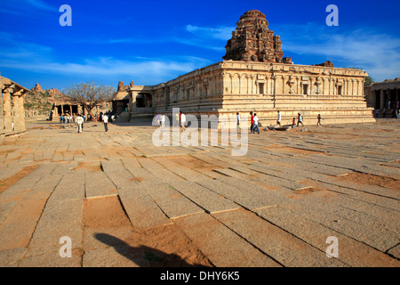 Tempio Vittala (XVI secolo), Hampi, Karnataka, India Foto Stock